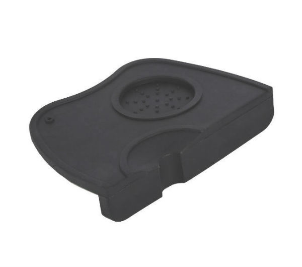 Corner Tamping Mat Curved - black